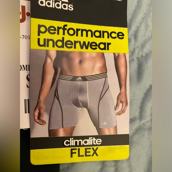 Adidas boxer black and grey performance no sweat size XL 2 pair - Picture 1 of 3